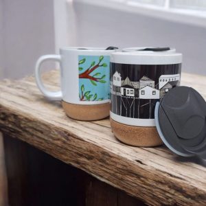 Set 6 Tazones Base de Corcho